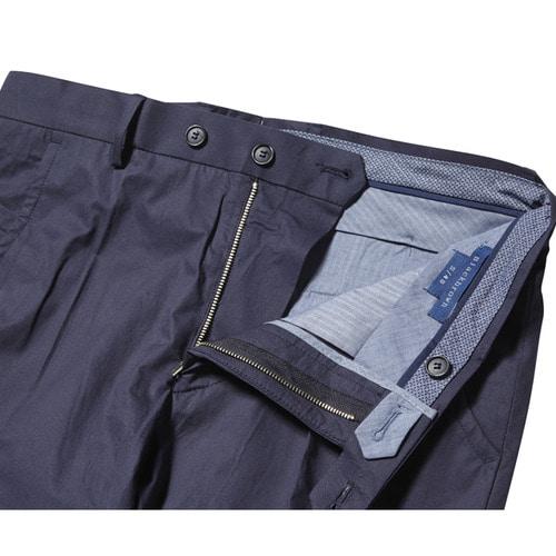 BLACKBROWN (Profilo) Slim Fit Straight Cotton Pants [Navy]