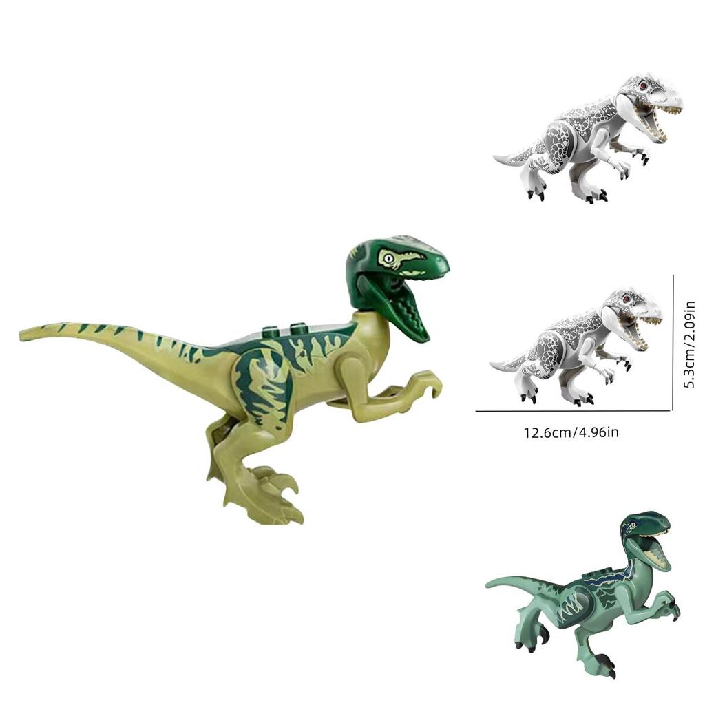 77001 DIY Dinosaurier-Montage Tyrannosaurus Rex Kleine Bausteine Spielzeugset für Jungen