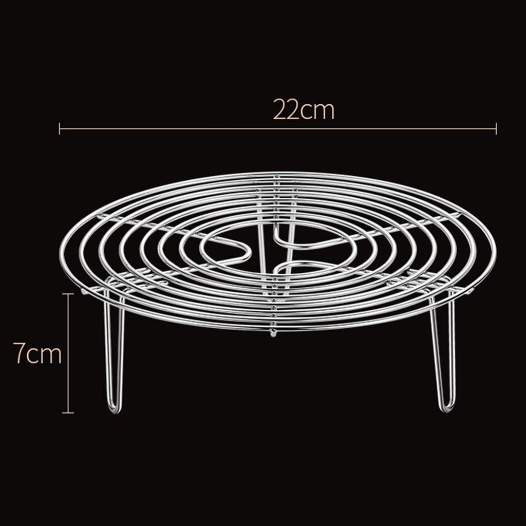 Convenient Round Cooling Rack for Cooking Steam Durable