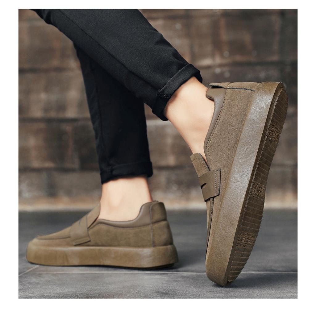 Breathable Men's Soybean Shoes, Korean Fashion Casual Shoes, Youth Men's Shoes Trend Single Shoes