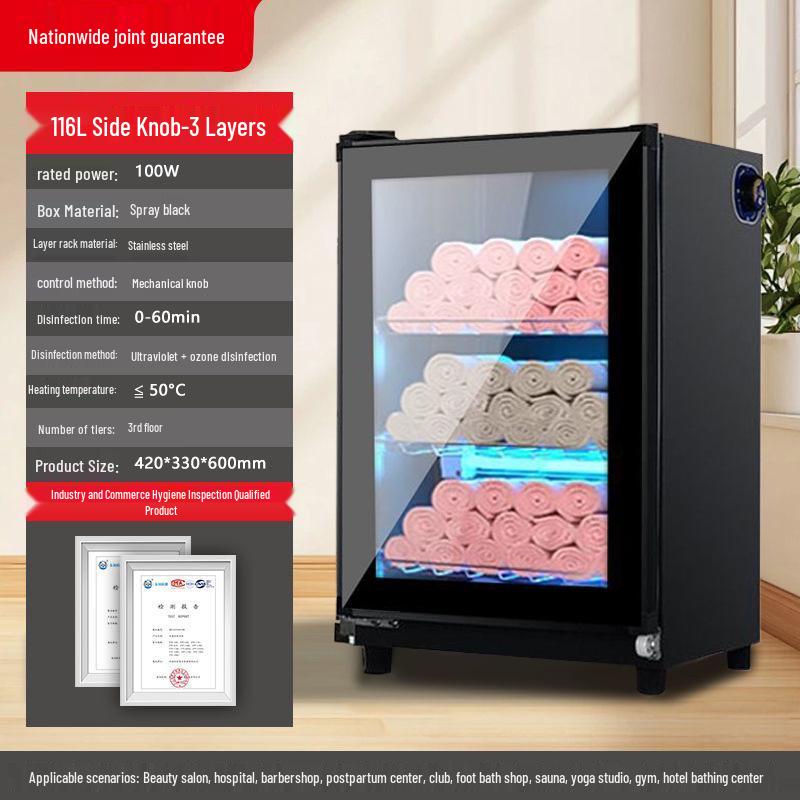 Ultraviolet Towel and Slippers Disinfection Cabinet for Hospitals and Barber Shops