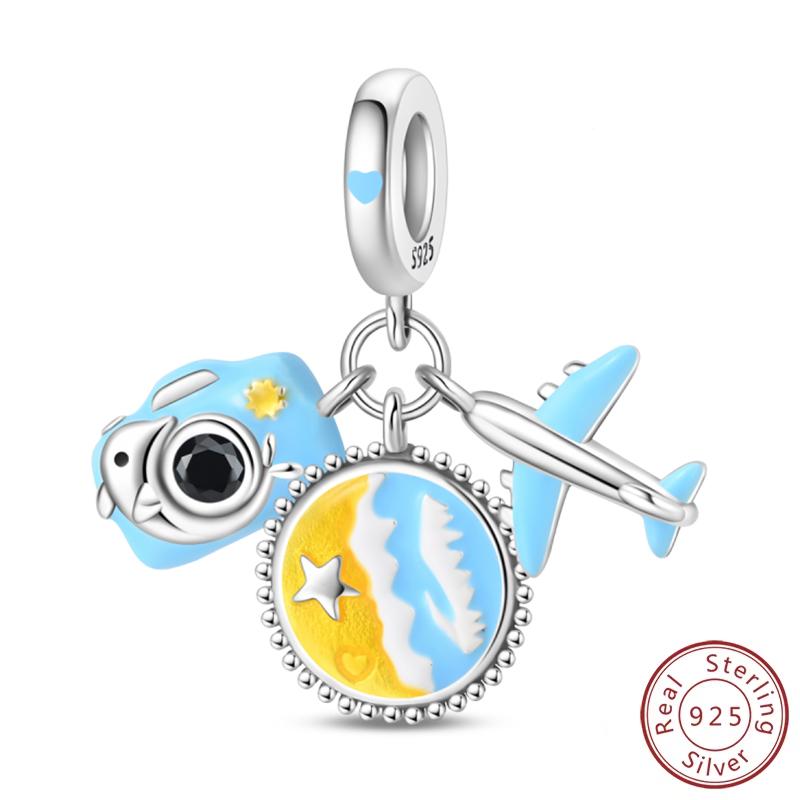 100% Copper Handbag Sun Hat Beach Bikini Trendy Charms Beads Pendants 3Mm Diy Making Fine Jewelry