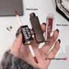 KEKEMOOD Double-ended Lip Glaze: Watery Mirror & Matte Velvet, Brightening, Moisturizing, Girly Style.