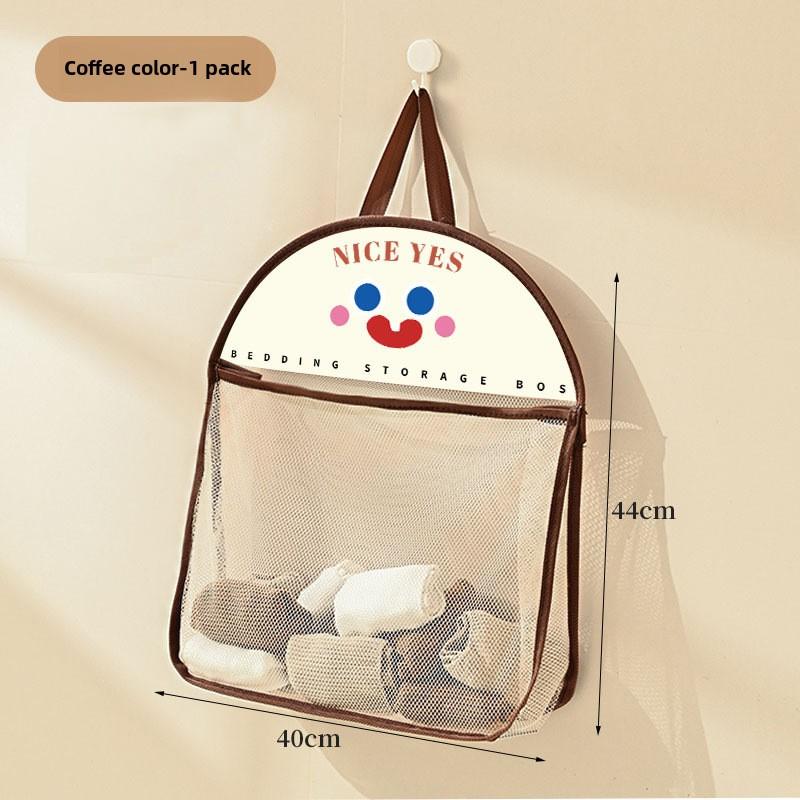 Hanging Mesh Storage Bag Organizer for Underwear, Socks, Bras, Lingerie Space Saving Closet, Dorm Room, Bathroom Door Wall Organizer
