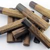 1piece Wenge Wood + Ebony Octagonal Knife Handle for DIY Semi-finished Damascus Knife Handle Material Kitchen Knife Handle