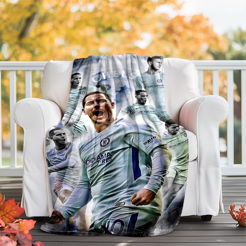 Chelsea FC Logo Aufdruck Decke—weich,warm;Vielseitige Decke für alle Jahreszeiten – perfekt als Klimadecke, Nickerchen-Decke