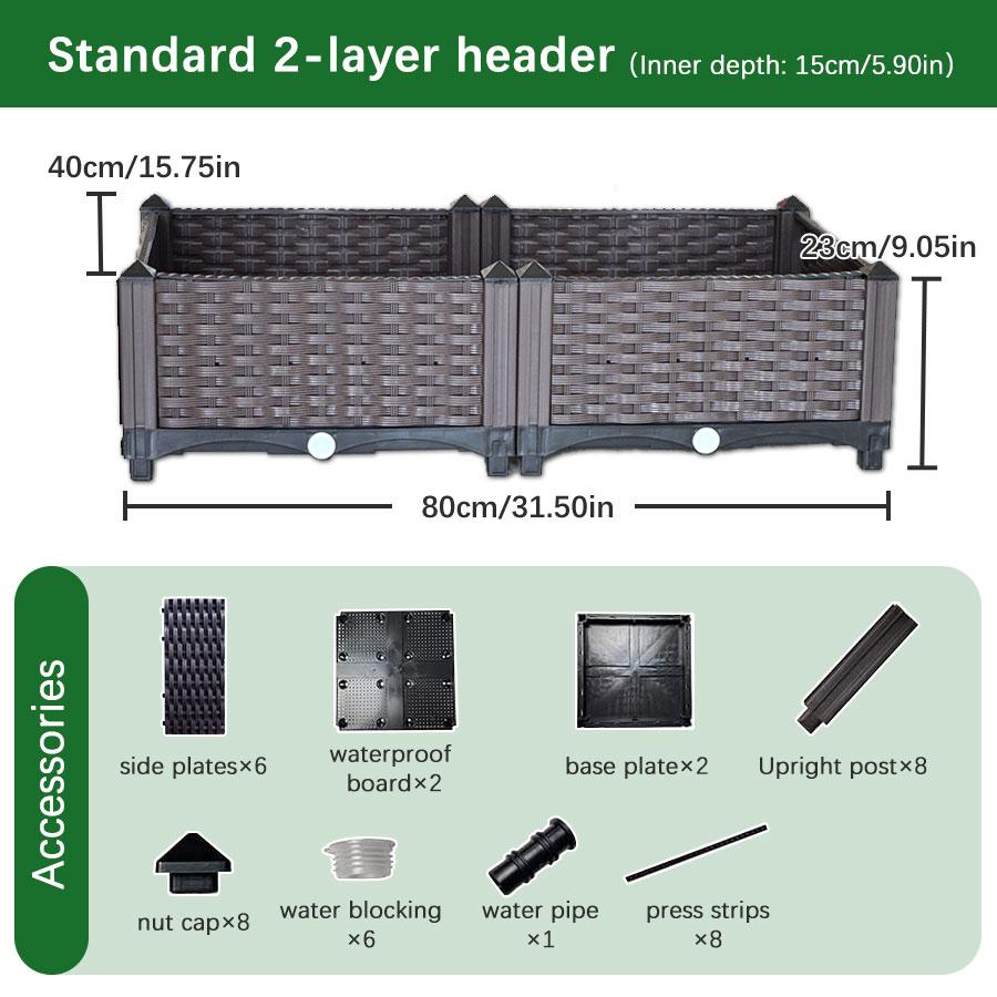 

Пластиковый большой ящик для цветочного горшка для посадки овощей, украшение для домашнего сада, горшки для растений, горшок для растений, ящик для посадки в помещении и на открытом воздухе