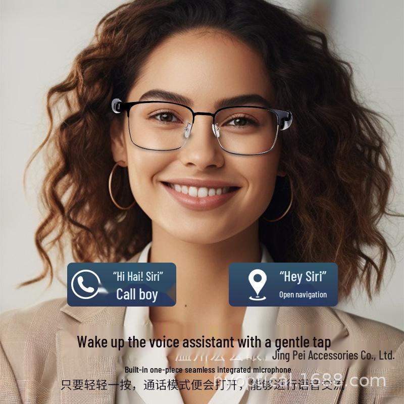 "GS06 Smart Bluetooth Glasses: AI Translation, Music, Calls, Navigation, UV & Blue Light Protection, Photochromic Lenses".