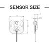 HX711 AD Module and Micro Weighing Sensor Kits, Ultra-Thin Patch Load Cell 50kg Body Scale Electronic Weighing Scale Accessories