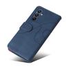 (Blue) Flip Case Compatible with Samsung Galaxy A16 5g with Card Slot Stand Kickstand Protective Stitching Color Leather Wallet Flip Folio Book