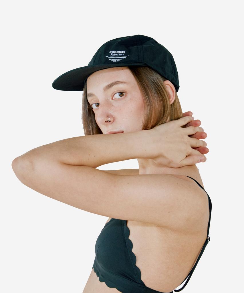 Gugimseukeompeoni Bali Professional Surfing Water Hat (Black)_754