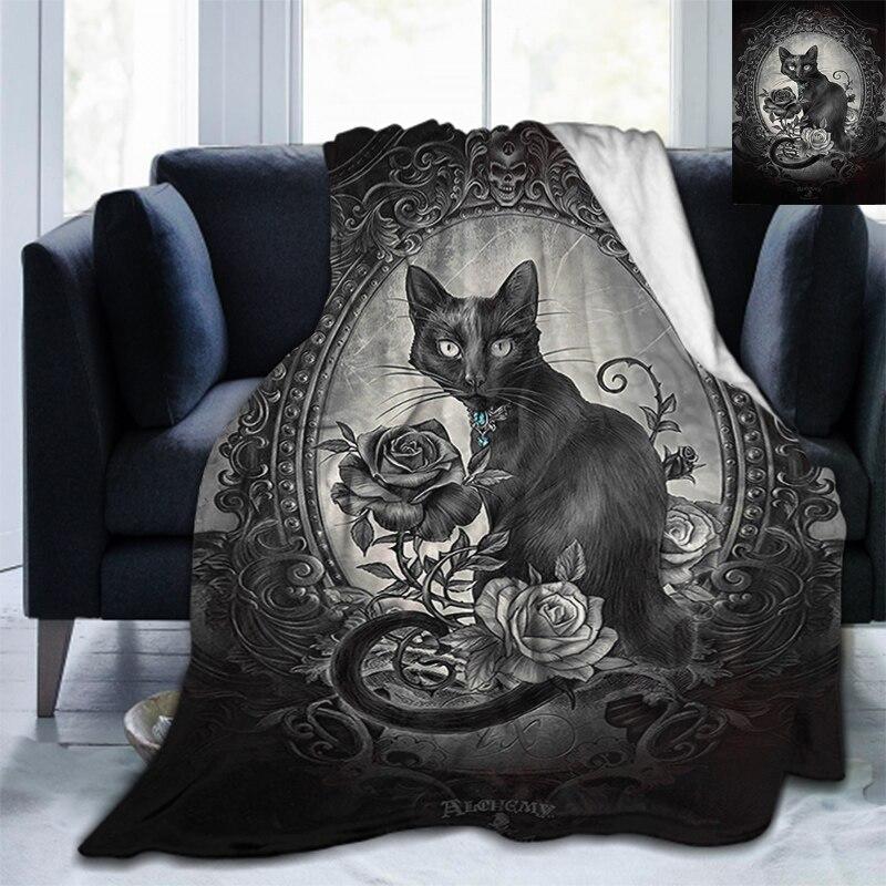 Weiche Überwurfdecke aus Flanell, für alle Jahreszeiten, leicht, für Wohnzimmer/Schlafzimmer, warme Decke