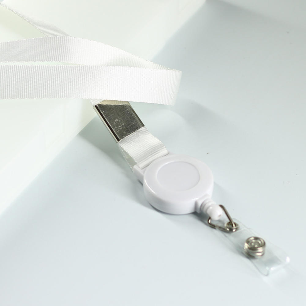 Badges Holder Retractable Lanyard Id Lanyard Name Tag Card Badge Holder Reels Chain Clips Hanging Rope Keychain Necklace Strap