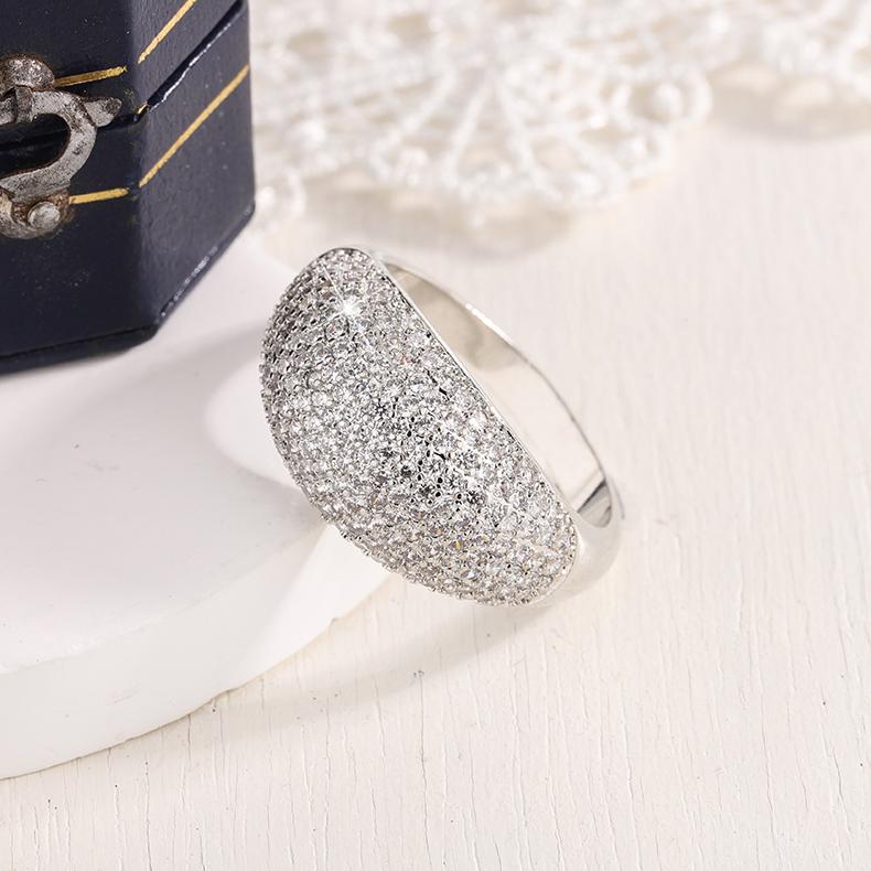 

Luxury Full Diamond Rings For Men & Women S925 Silver Plated 18K Rose Gold Hip Hop Jewelry For Party Birthday Wedding Gift 6