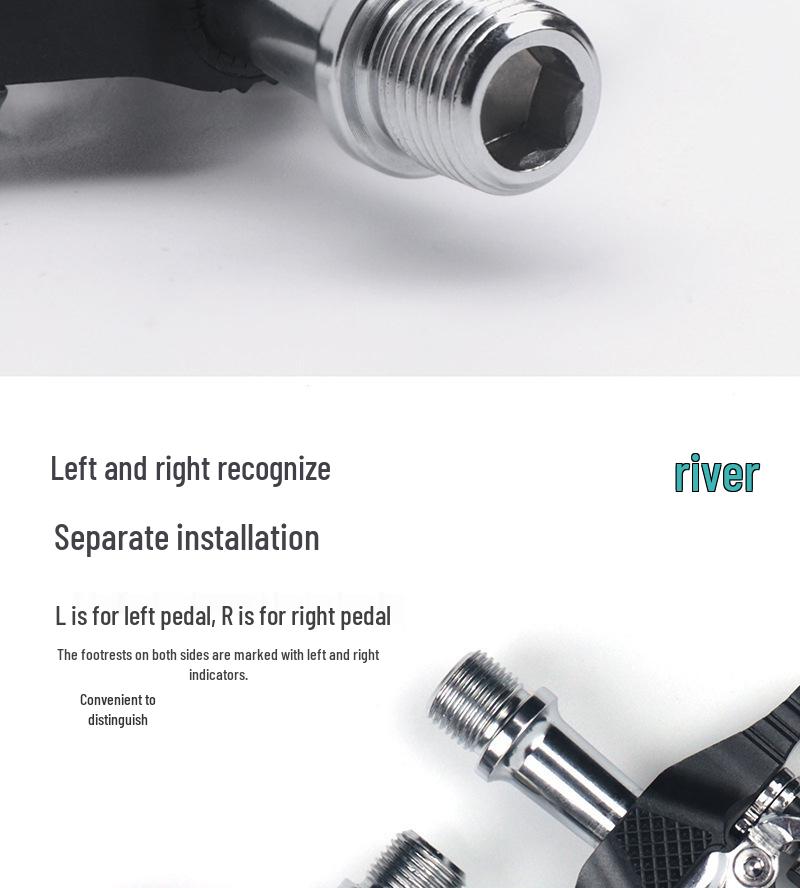Dual-Use Self-Locking Mountain Bike Pedals: CNC Machined for Long-Distance Cycling with SPD Compatibility