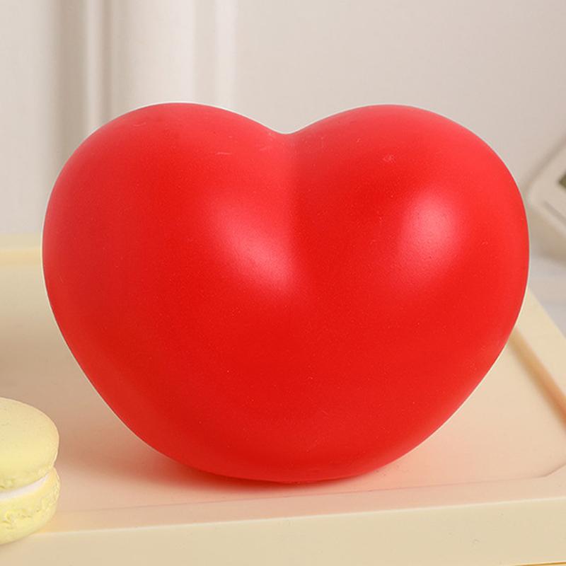 1 stk Søt Hjerte Nattlys Vinyl LED Sovelampe Nattbordslampe Touch Barnerom Nattlys For Barnerom Gratulerer med dagen Gave