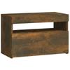 Vidaxl LED Nightstand, Smoked Oak, 60X35X40 Cm