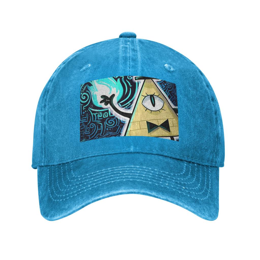 Cartoon Gravitys Falls Denim Fabric Cap Casual Baseball Caps Adjustable Hat Summer Unisex Baseball Hats