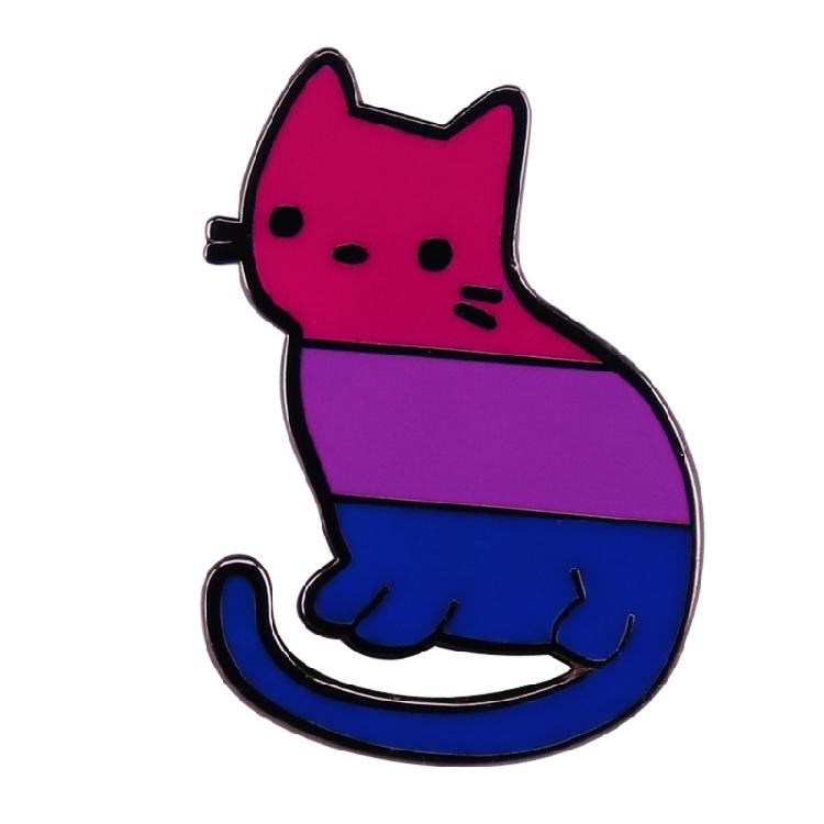 Colors Cats Enamel Pin Cute Enamel Pin Lapel Badges Cartoon Enamel Pin 1