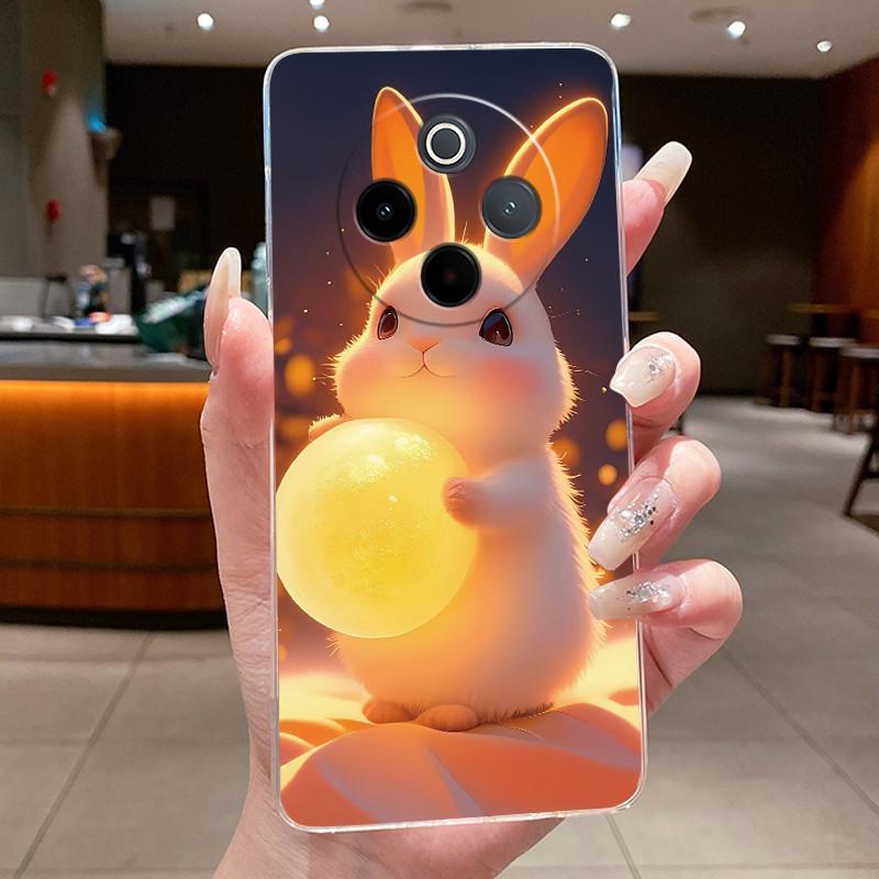 Shockproof Soft Phone Case For Vivo iQOO Z10/Y300 Pro/Y300 Pro+ Plus/T4 Unique Design Elegant Pattern TPU Transparent Casing