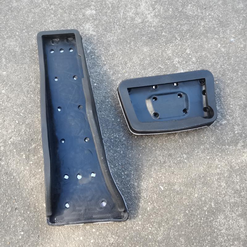 For Hyundai Palisade 2023 Stainless Accelerator Gas Pedal Brake Pedal Non-Drilling Cover Footrest Pad Car Accessories 