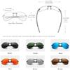 KINGSEVEN Rimless Pilot Sunglasses Men Ultralight TR90 Frameless Polarized Eye Protection Glasses Women Driving Vacation Eyewear