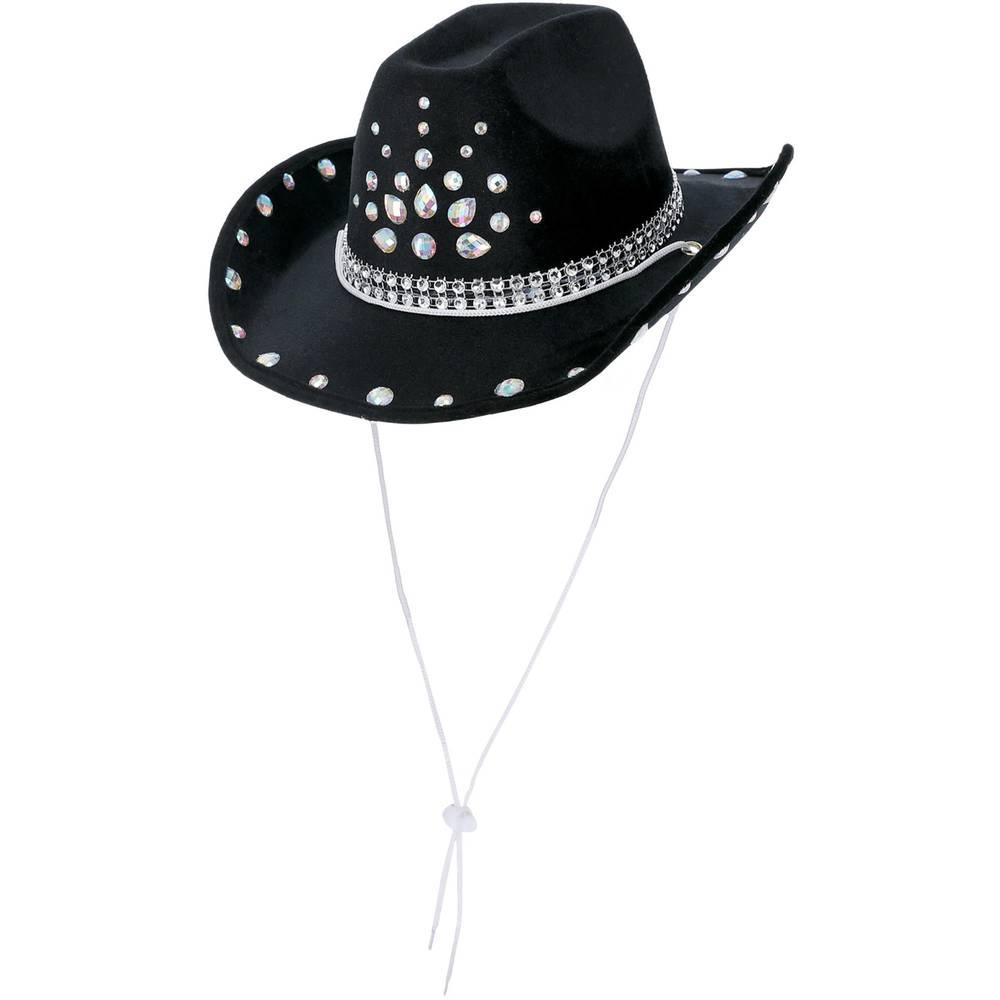 Smiffys Unisex Adult Rhinestone Cowboy Hat