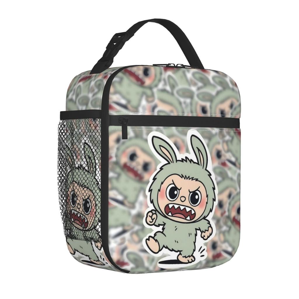 Fully Printed Picnic Bag Student Lunch Bag Cartoon Animation Thermal Insulation Bag Convenient Wear-Resistant Lunch Box Bag