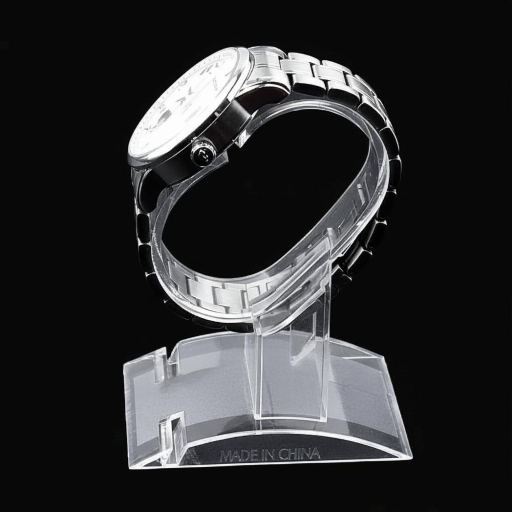 Clear Watch Rack C-type Watch Storage Holder Universal Bangle Cuff Bracelet Organizer