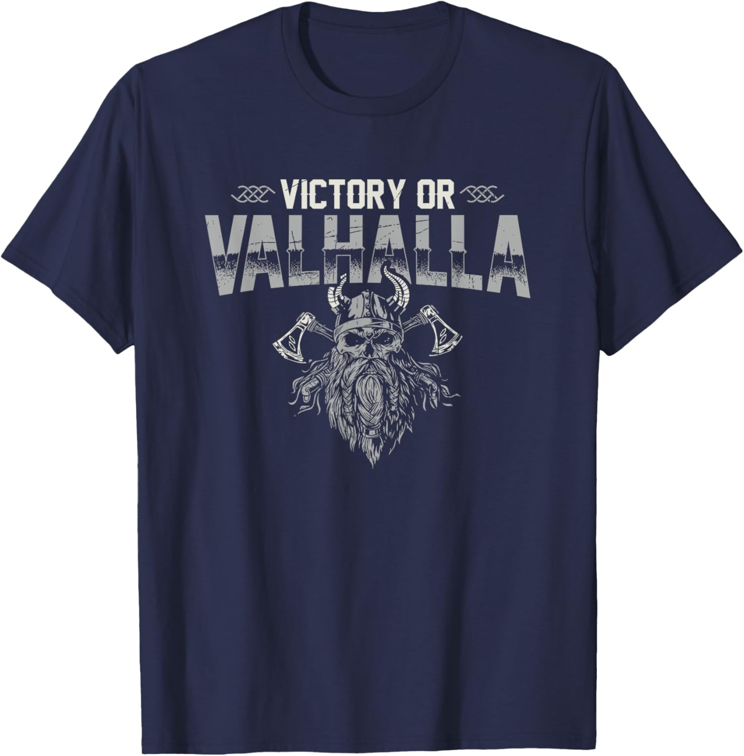 

Victory or Valhalla Nordic Warrior Quote TShirt 100 Cotton ONeck Short Sleeve Summer Casual Mens Tshirt Streetwear 4XL