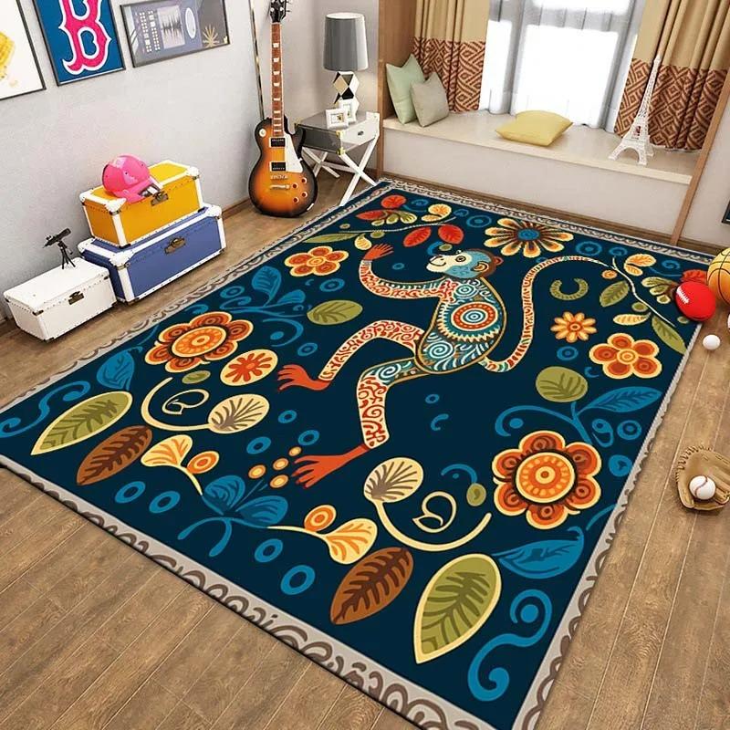 Chinese Zodiac Traditional Animal Floor Mat Door Decoration Home Living Room Floor Mat