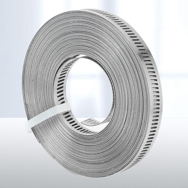 304 Edelstahl Schlauchschellen Band Sortiment Kit DIY Verstellbar Große Schneckenradklemmen Befestigungselemente Kraftstoffleitung