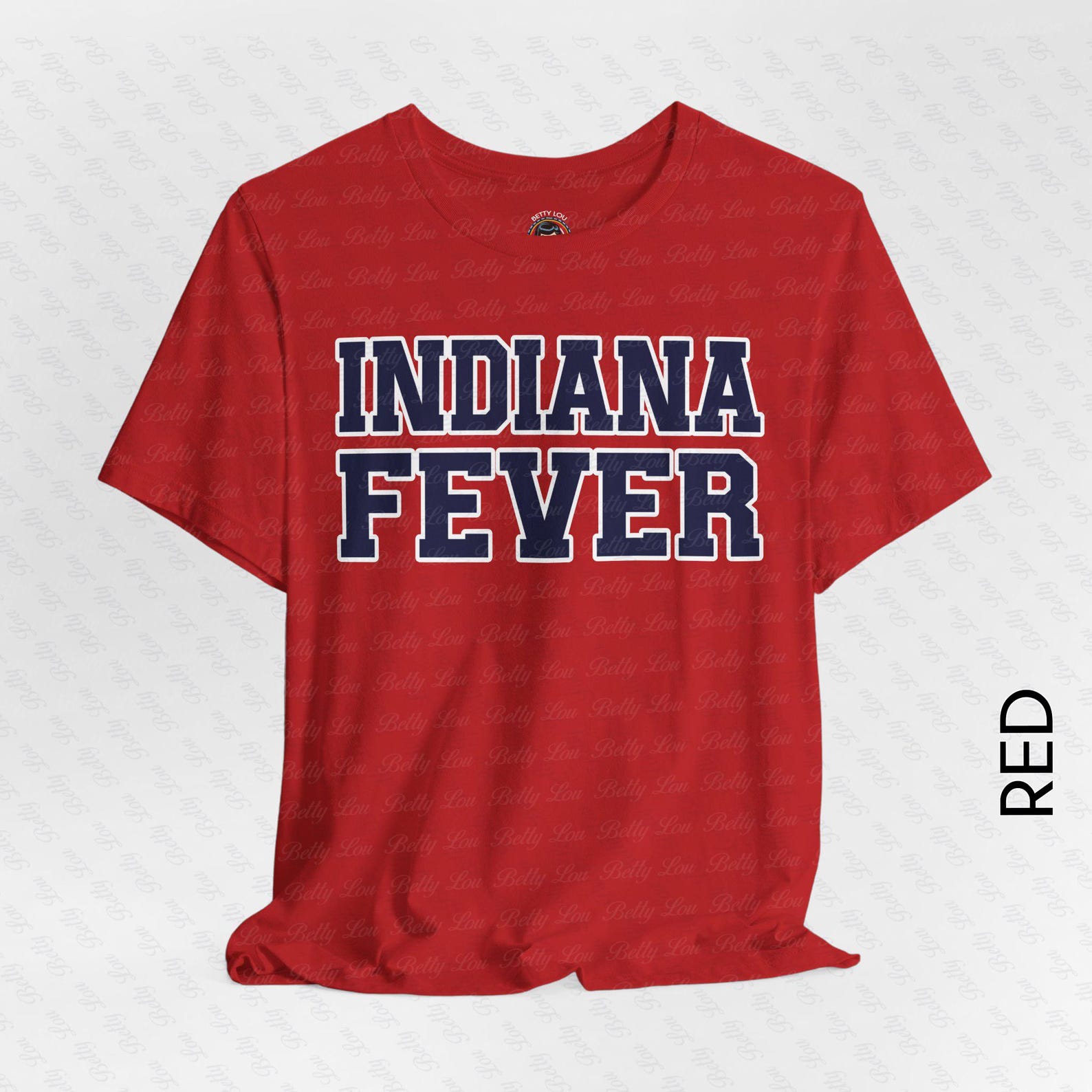 One Sided Indiana Adult T Shirt - Bella Canvas Fever Unisex Jersey Short Sleeve Tee M