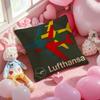 Fashion L-Lufthansa Cushion Cover Pattern Printed Pillowcase for Living Room Sofa Cushion Cover & Bedroom Decor