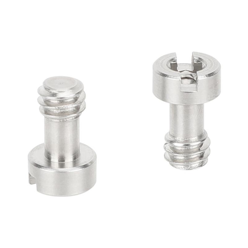 Aluminum 1/4inch Camera Long Screw Hexagonal Screw for Camera Tripod Monopod Baseplate Quick Release Plate Accessories