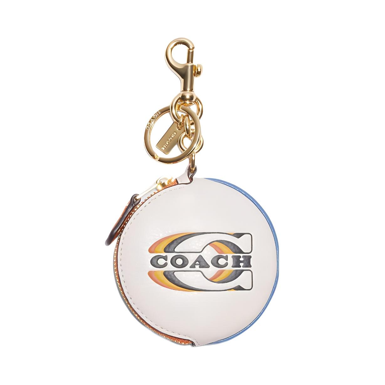 

Coach Coin 9 Logo Print Pebble Leather Wallet Women wallet Chalk-White CF104-IMCAH Basic Set (Bag+Dust Bag)