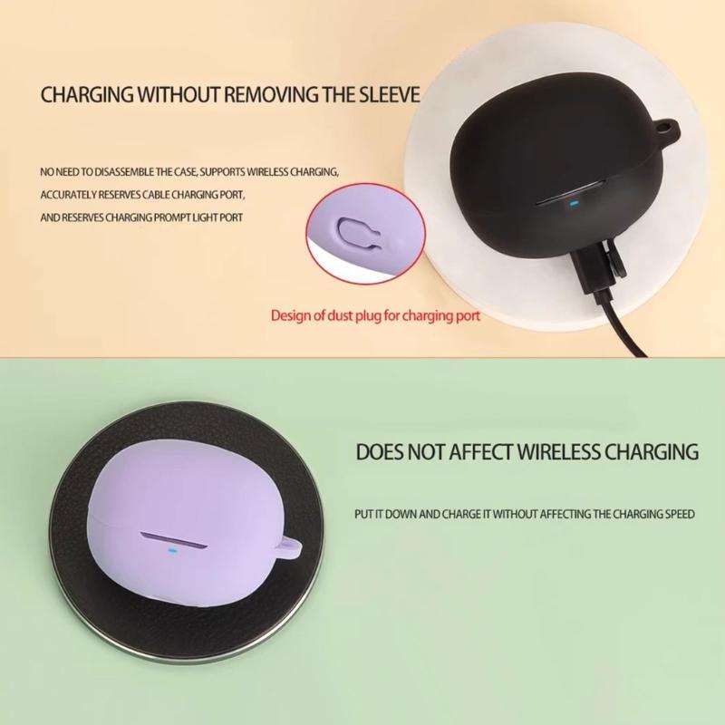 Headphone Cover Shockproof Wrap Case Antiscratch Guard Washable Silicone Housing Shell Enhances Grip Suitable for S8S AI