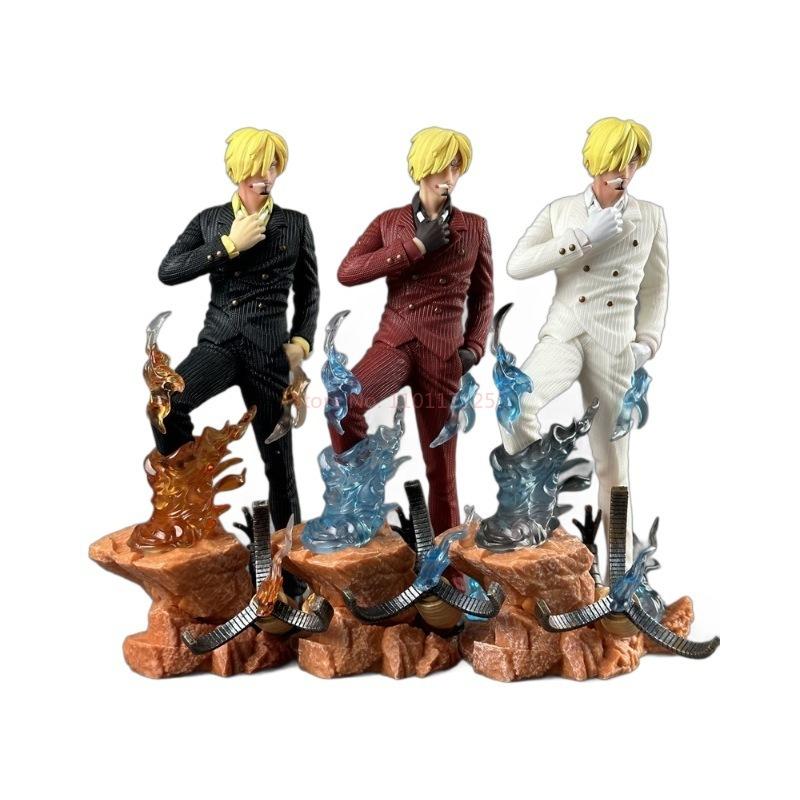 24cm Anime One Piece Twin Wings Sanji Gk Figures Statue Pvc Figurine Model Doll Decoration Collection Toys Gifts