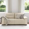 2 Seater Sofa 180 X 81 X 84 Cm Linen Texture