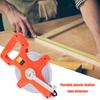 100 Meters Long Open Reel Measure Tape Metric Scale Measuring Ruler Woodworking Gadget Depth Measurement Sided Measure Tape