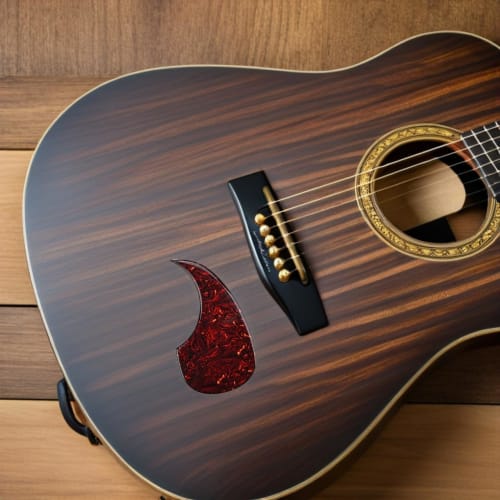 Vaguelly Adhesive Folk Guitar Pickguard for Acoustic and Electric Guitars