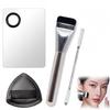 LISMYAKEY Makeup Brush Palette 4-Piece Set