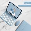 Bluetooth Keyboard Case for iPad Pro 11 2024 with Pencil Slot Soft Shell Air 13 Leather Cover