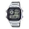 CASIO STANDARD Digital Silver Metal Watch AE-1200WHD-1AJF Men's