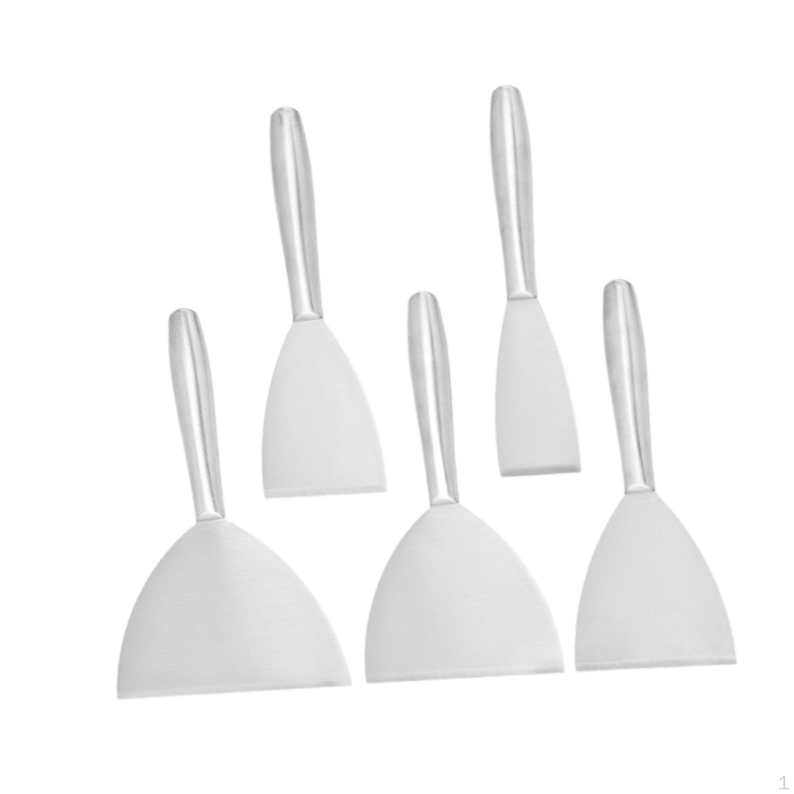 

5 инструментов для соскабливания шпатлевки, нержавеющая сталь, шпатлевочные инструменты для нанесения гипсовых наклеек