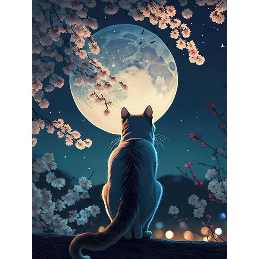 DIY Full Round Diamond Painting Cross Stitch 3D Animal Art Style Home Scene Decorative Diamond Painting 5d Diamond Art Painting