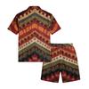 Herren Casual Leichtes Atmungsaktives Kurzarmhemd und Shorts Set