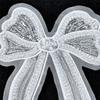 Beaded Nailed Sequins Bowknot Shape Cute Applique for Make Costume Shirt Sewing Supply Patches Sweater Corsages Decors