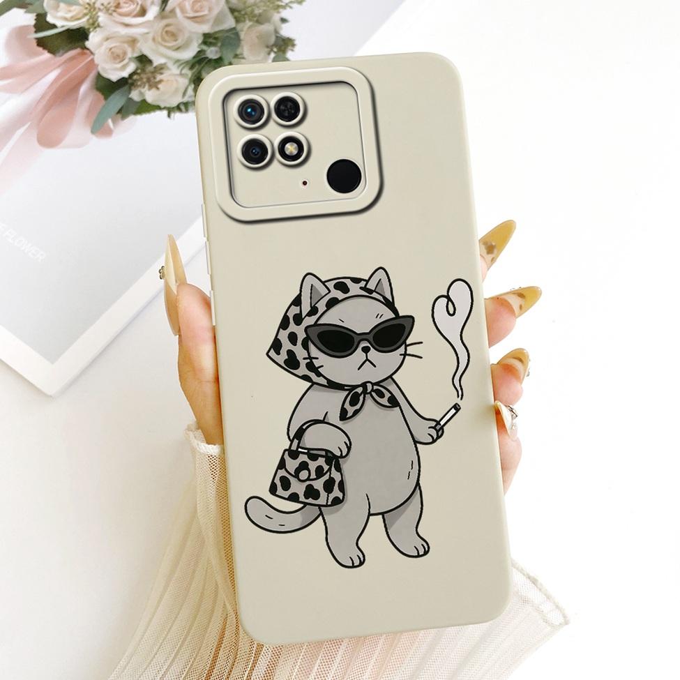 For Redmi 10C 4G Case Cover Silicone Luxury Fashion Cool Kawaii Cute Painted Phone Casing 220333QAG 220333QBI 220333QNY 220333QL