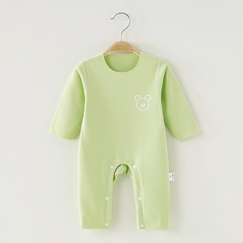 Cozy Fleece Baby Romper for Boys & Girls - Warm Onesie for Spring, Autumn & Winter